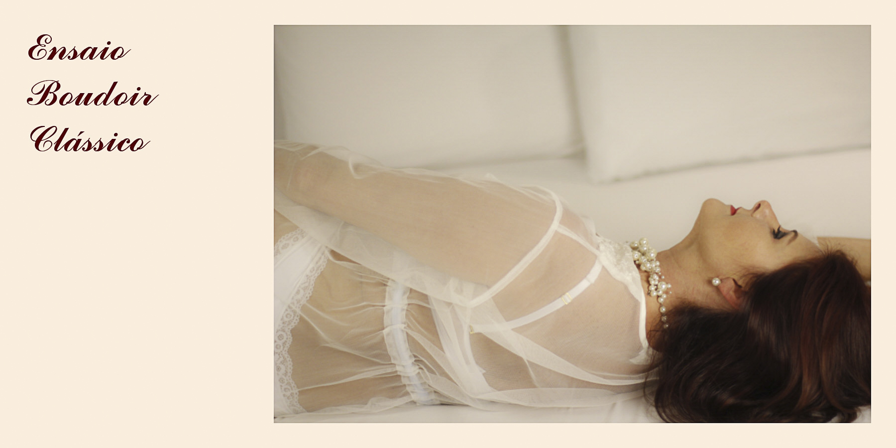 Ensaio Boudoir Noiva