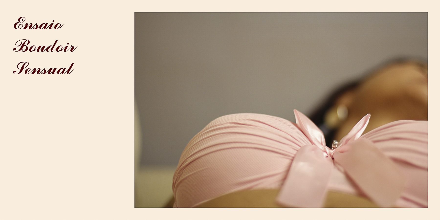Ensaio Boudoir Noiva